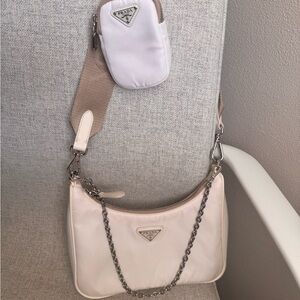 Prada 2005 Re-edition Bag Nylon White